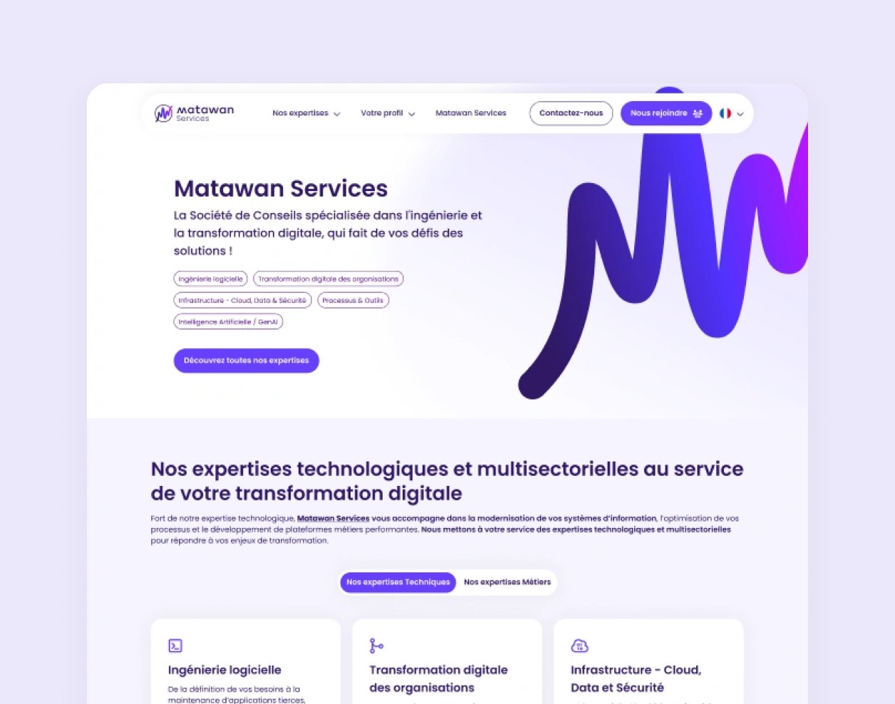 Visuel principal du projet Matawan Services