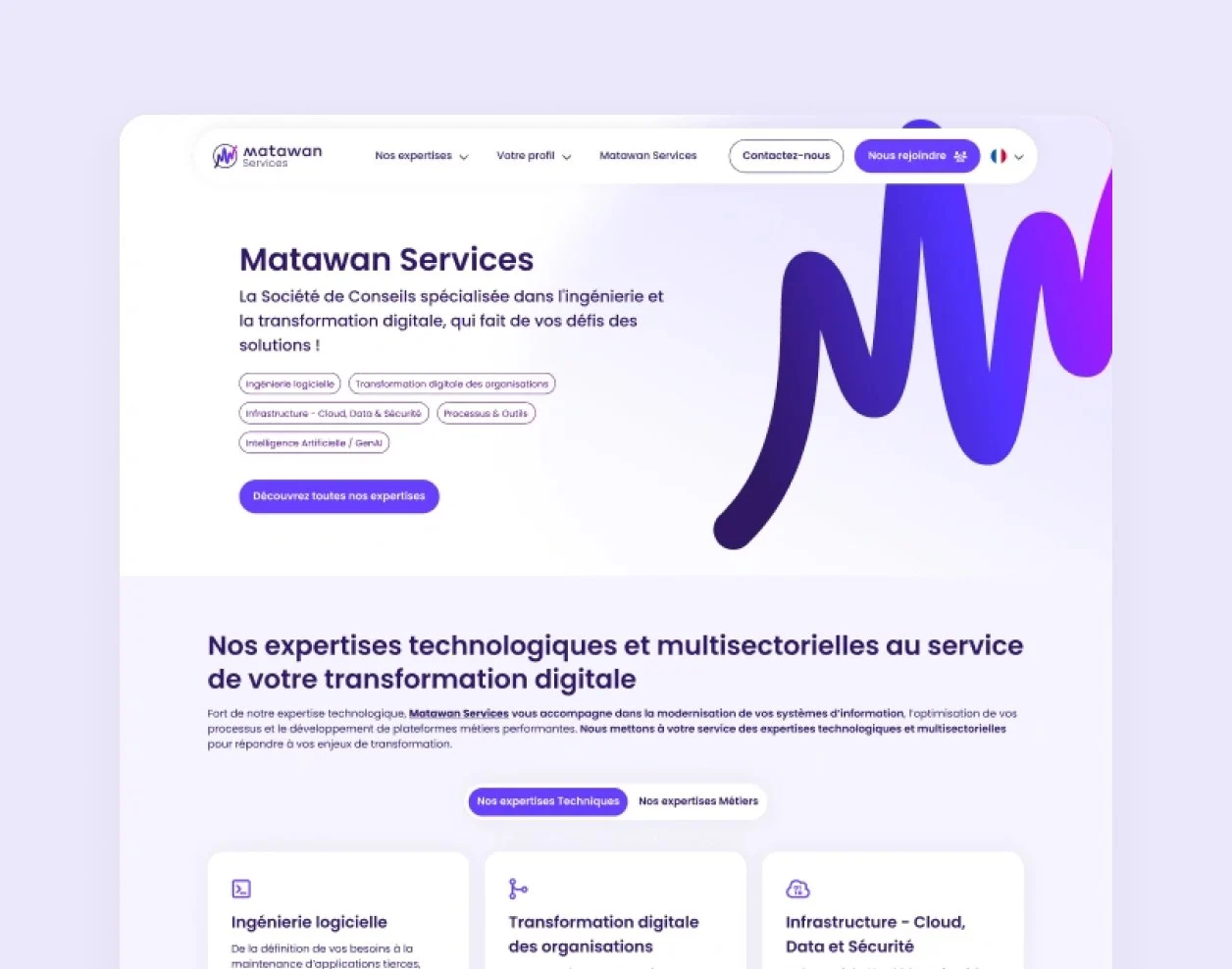 Visuel principal du projet Matawan Services