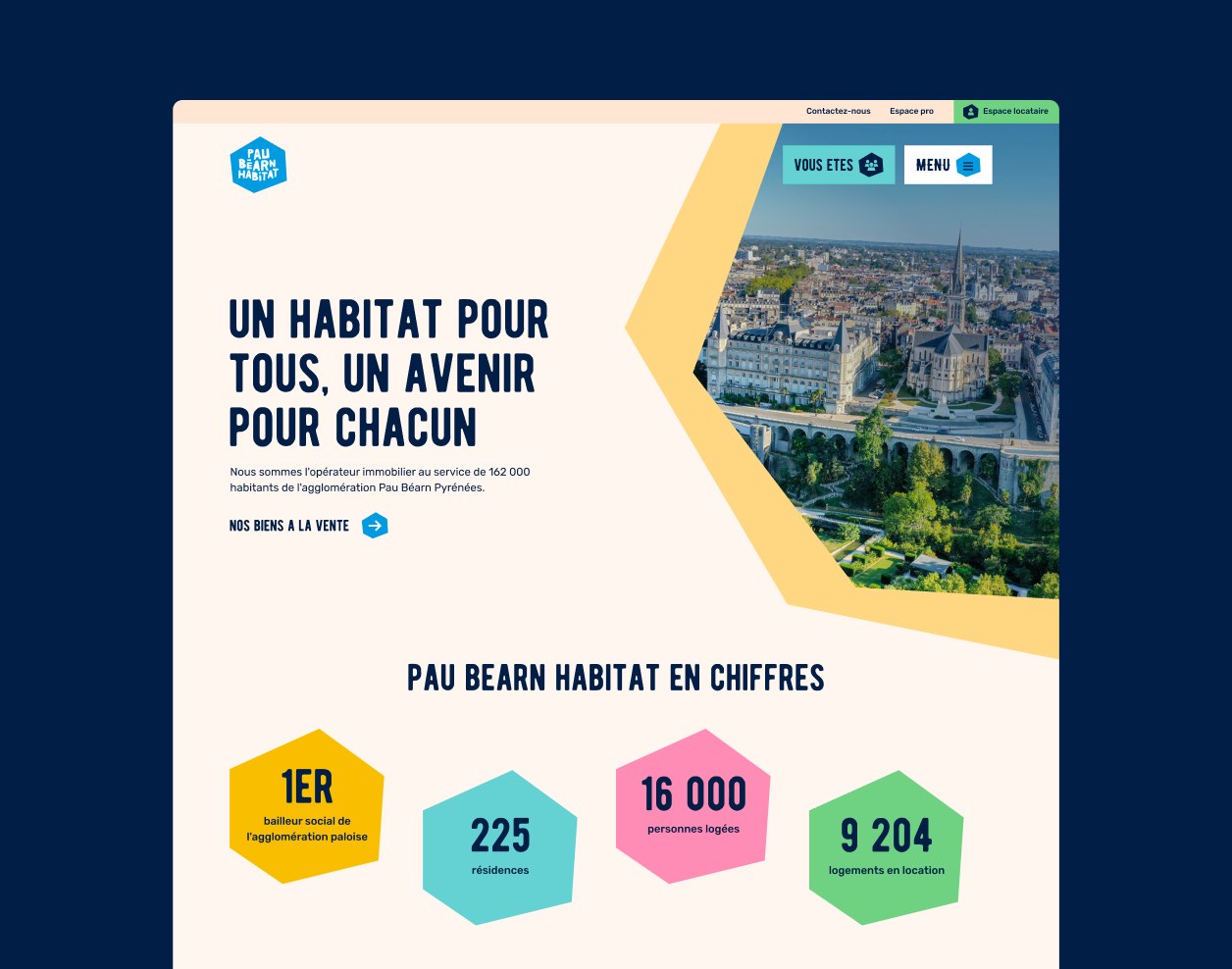 Visuel principal du projet Pau Béarn Habitat
