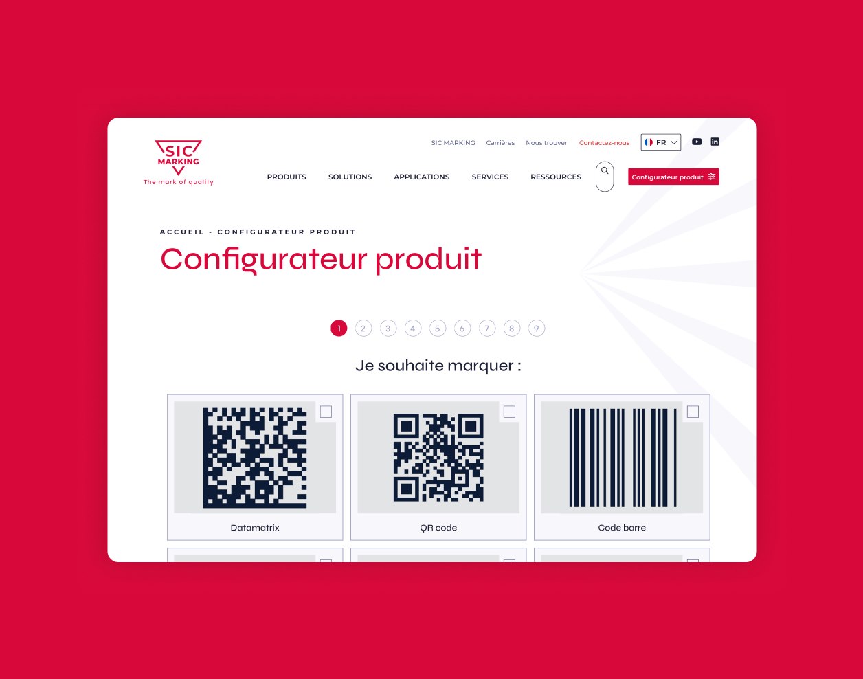 Visuel principal du projet SIC Marking