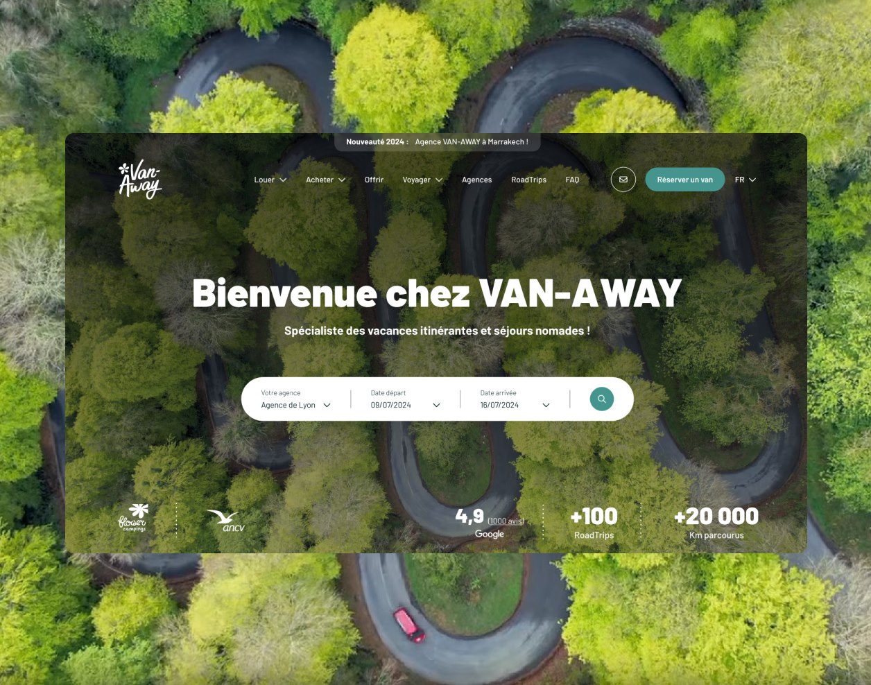 Visuel principal du projet Van-Away