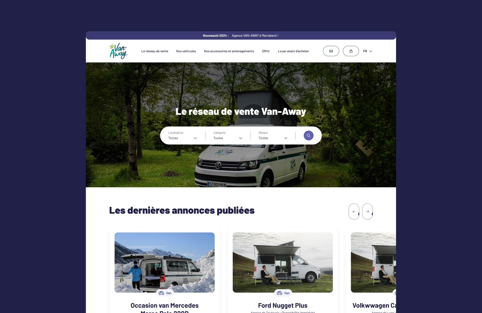 Maquette du projet Van-Away, visuel 5