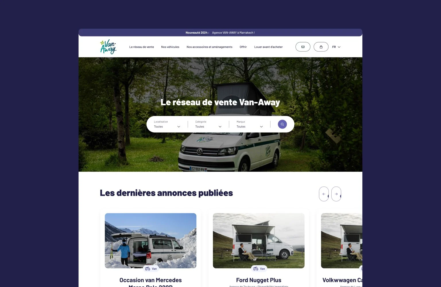Maquette du projet Van-Away, visuel 5